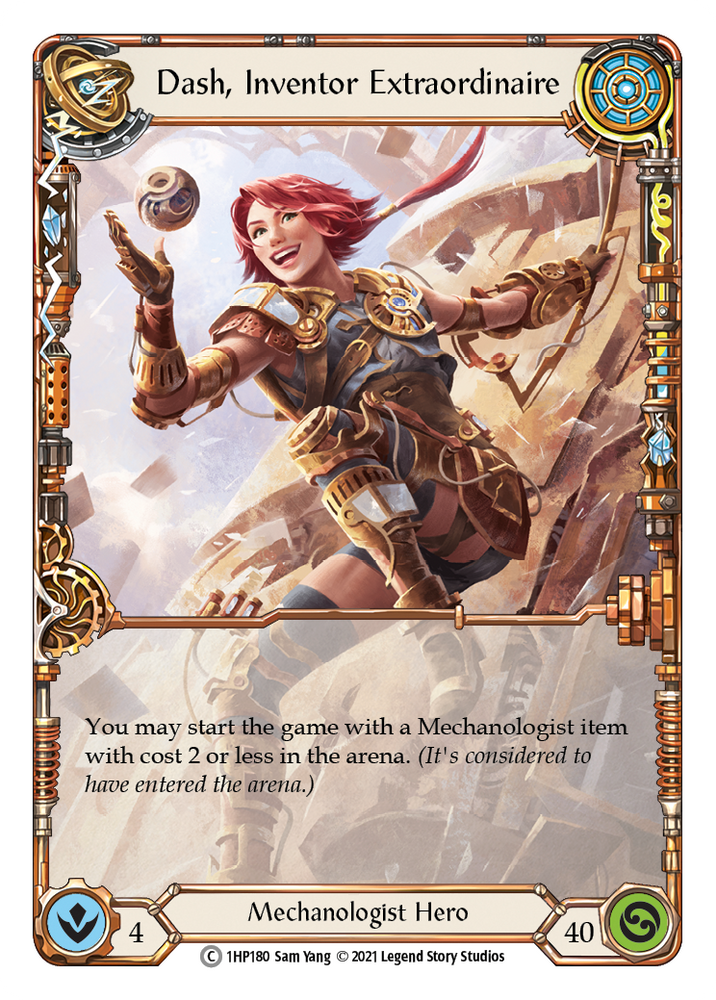 Flesh and Blood TCG | Dash, Inventor Extraordinaire [1HP180] (History Pack 1) | The Nerd Merchant
