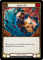Flesh and Blood TCG | Brush Off (Yellow) [OUT229] (Outsiders) | The Nerd Merchant