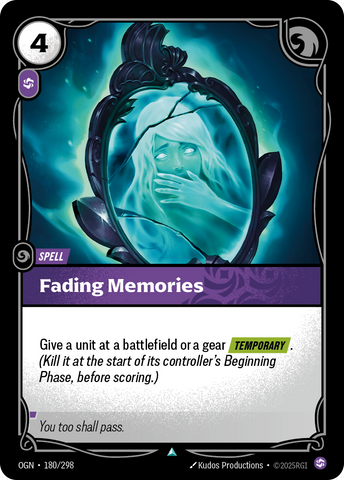 Fading Memories - Origins #180
