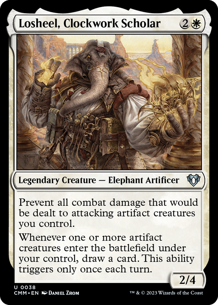 Magic | Losheel, Clockwork Scholar [Commander Masters] | The Nerd Merchant