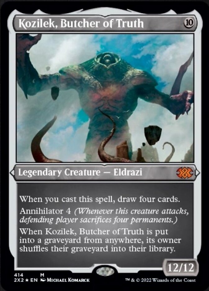Magic | Kozilek, Butcher of Truth (Foil Etched) [Double Masters 2022] | The Nerd Merchant