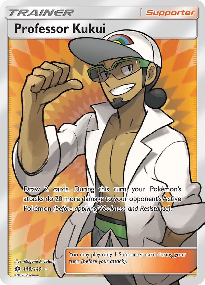 Pokemon | Professor Kukui (148/149) [Sun & Moon: Base Set] | The Nerd Merchant