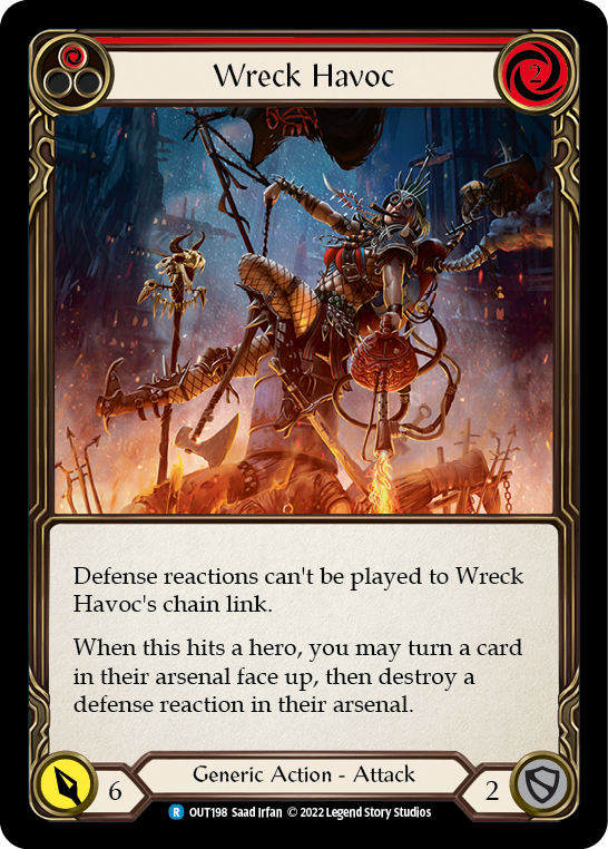 Flesh and Blood TCG | Wreck Havoc (Red) [OUT198] (Outsiders) | The Nerd Merchant