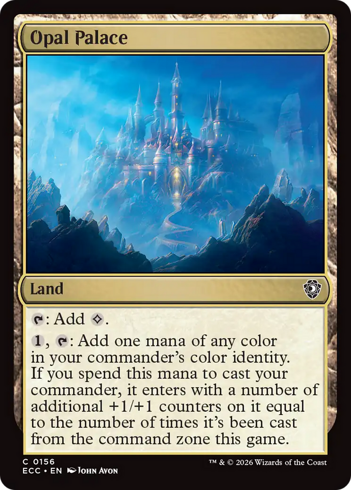 Magic | Opal Palace [Lorwyn Eclipsed Commander] | The Nerd Merchant