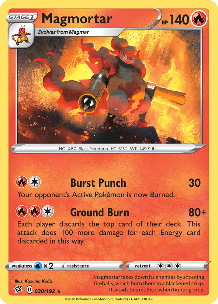 Pokemon | Magmortar (030/192) [Sword & Shield: Rebel Clash] | The Nerd Merchant