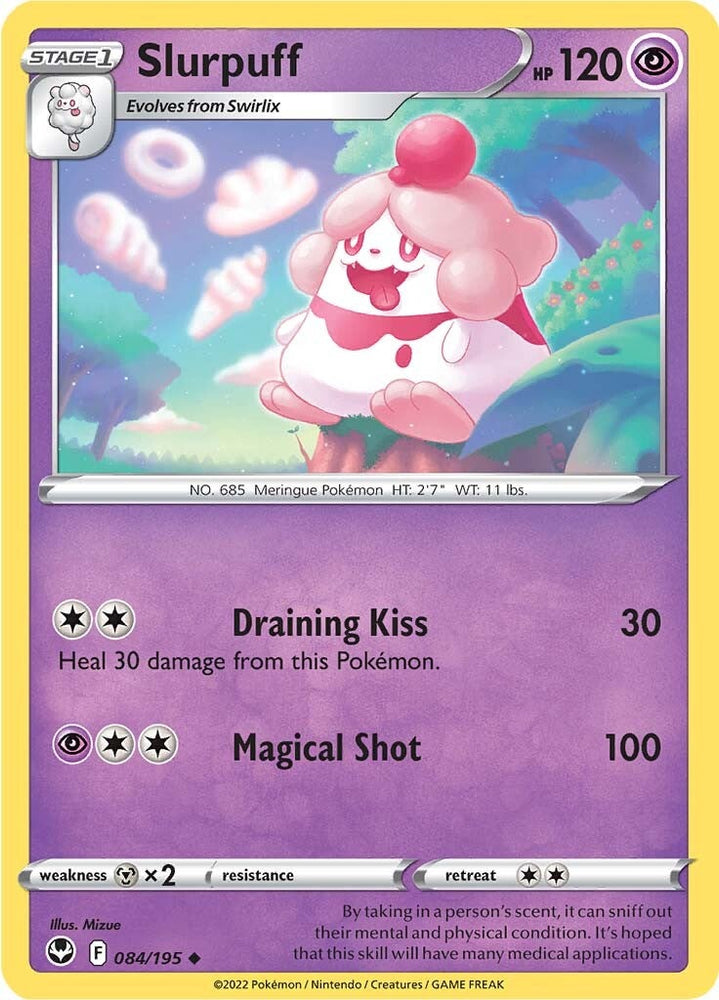Pokemon | Slurpuff (084/195) [Sword & Shield: Silver Tempest] | The Nerd Merchant