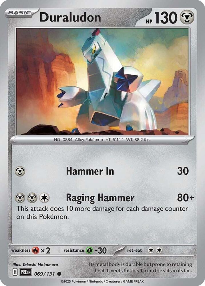 Pokemon | Duraludon (069/131) [Scarlet & Violet: Prismatic Evolutions] | The Nerd Merchant