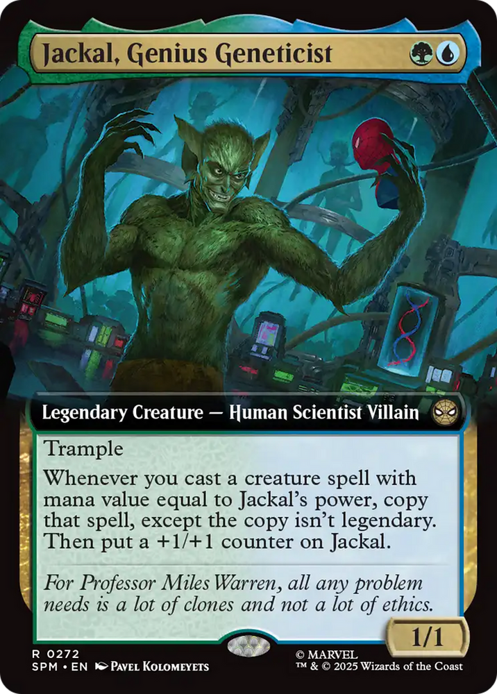 Magic | Jackal, Genius Geneticist (Extended Art) [Marvel's Spider-Man] | The Nerd Merchant