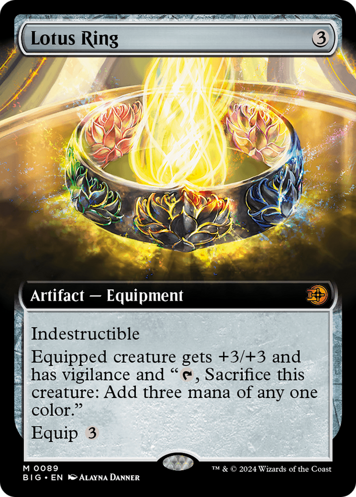 Magic | Lotus Ring (Extended Art) [Outlaws of Thunder Junction: The Big Score] | The Nerd Merchant