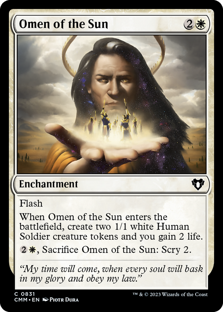 Magic | Omen of the Sun [Commander Masters] | The Nerd Merchant