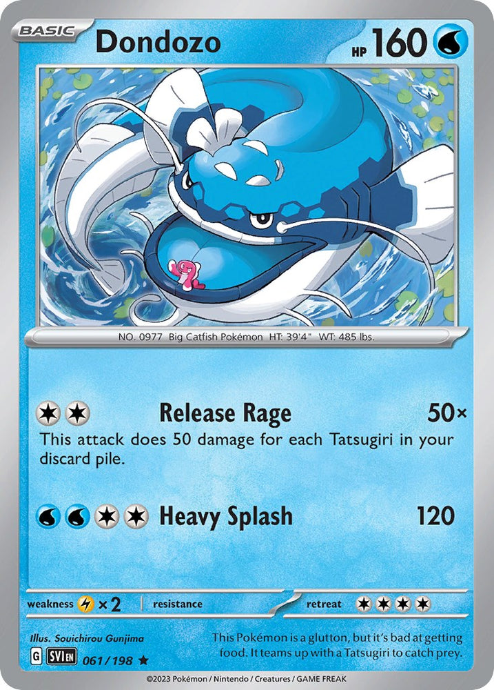 Pokemon | Dondozo (061/198) (Theme Deck Exclusive) [Scarlet & Violet: Base Set] | The Nerd Merchant
