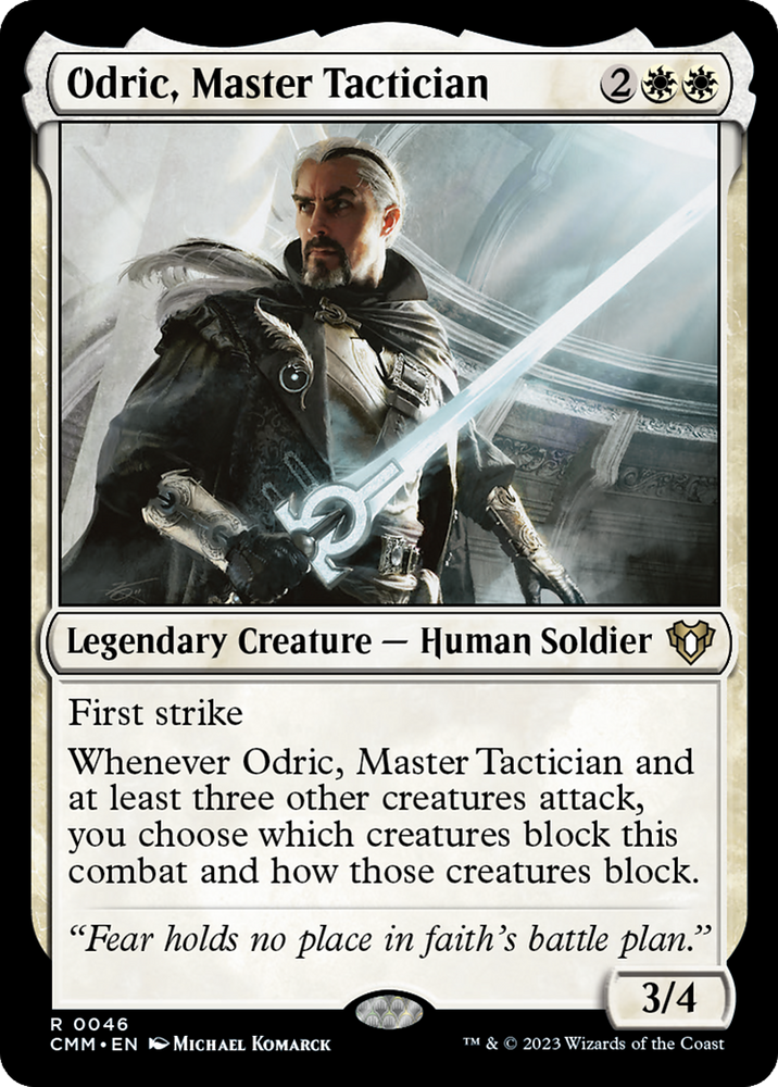 Magic | Odric, Master Tactician [Commander Masters] | The Nerd Merchant