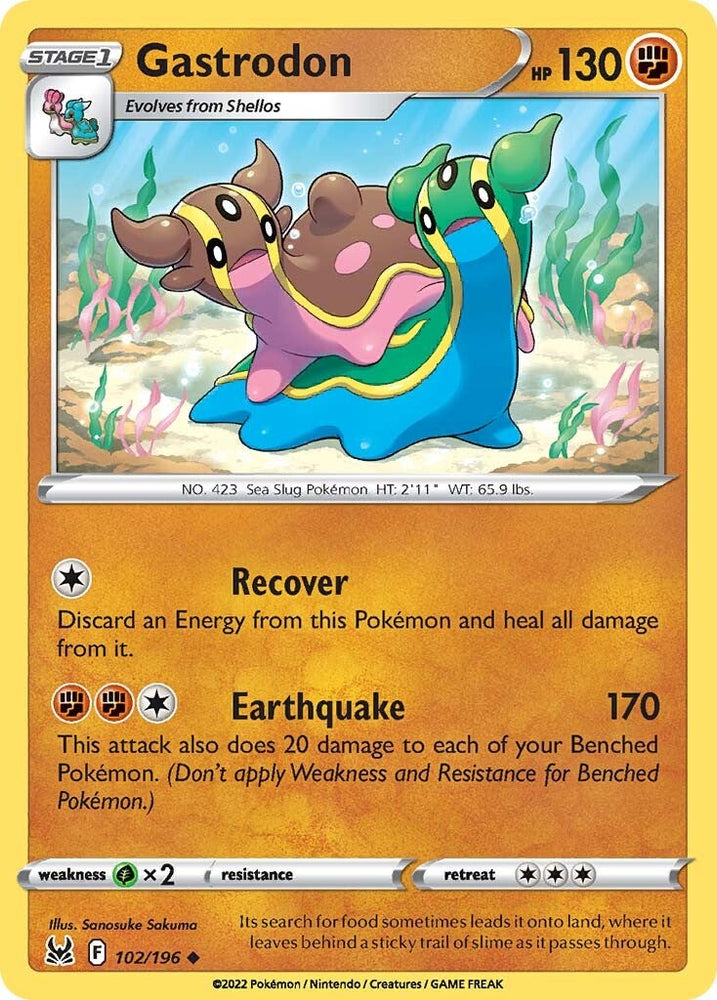 Pokemon | Gastrodon (102/196) [Sword & Shield: Lost Origin] | The Nerd Merchant