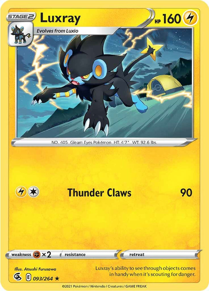 Pokemon | Luxray (093/264) [Sword & Shield: Fusion Strike] | The Nerd Merchant