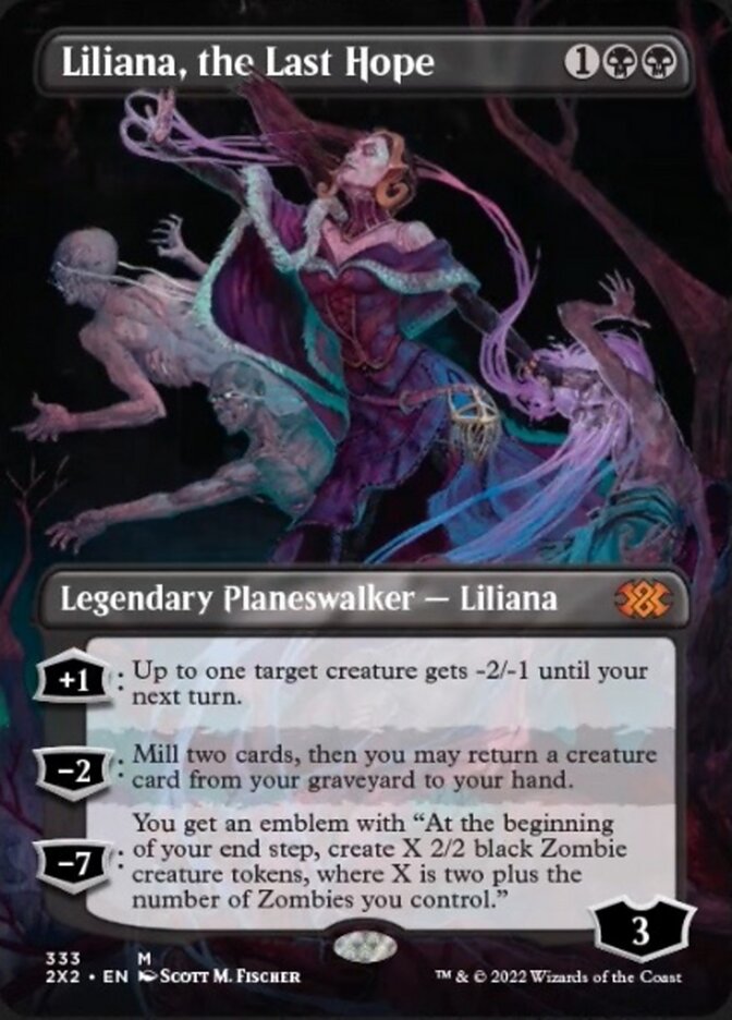 Magic | Liliana, the Last Hope (Borderless) [Double Masters 2022] | The Nerd Merchant