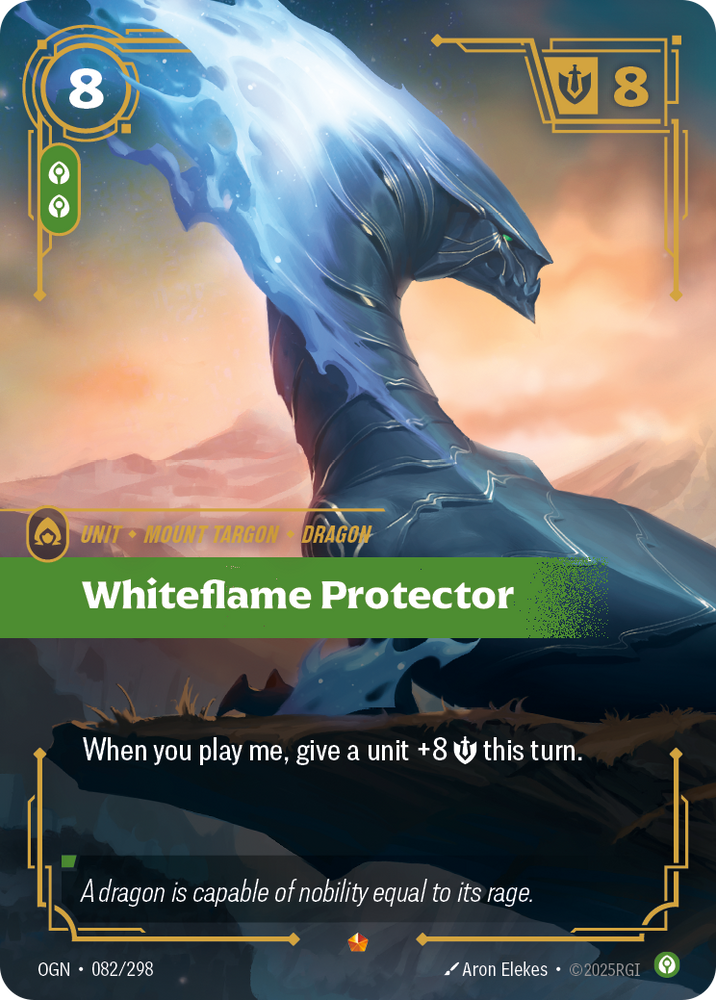 Whiteflame Protector (Foil) - Origins #82