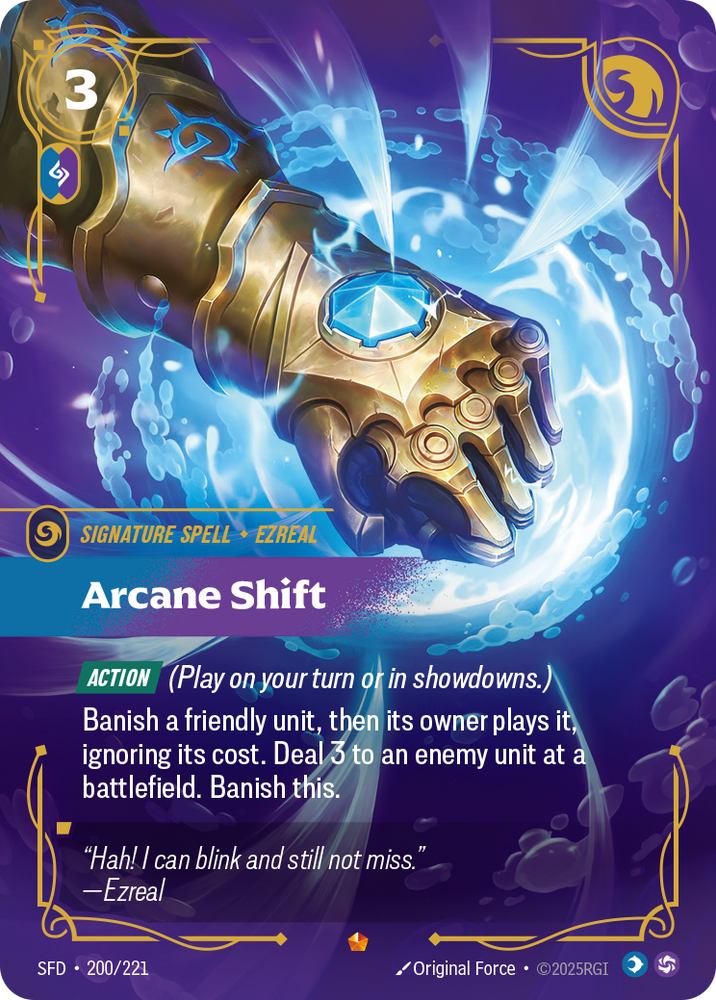 Arcane Shift (Foil) - Spiritforged #200