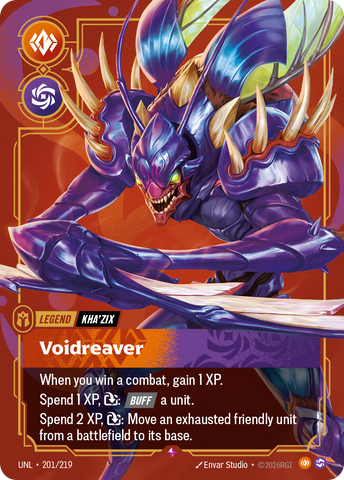 Kha'Zix - Voidreaver (Foil) - Unleashed (201/219)
