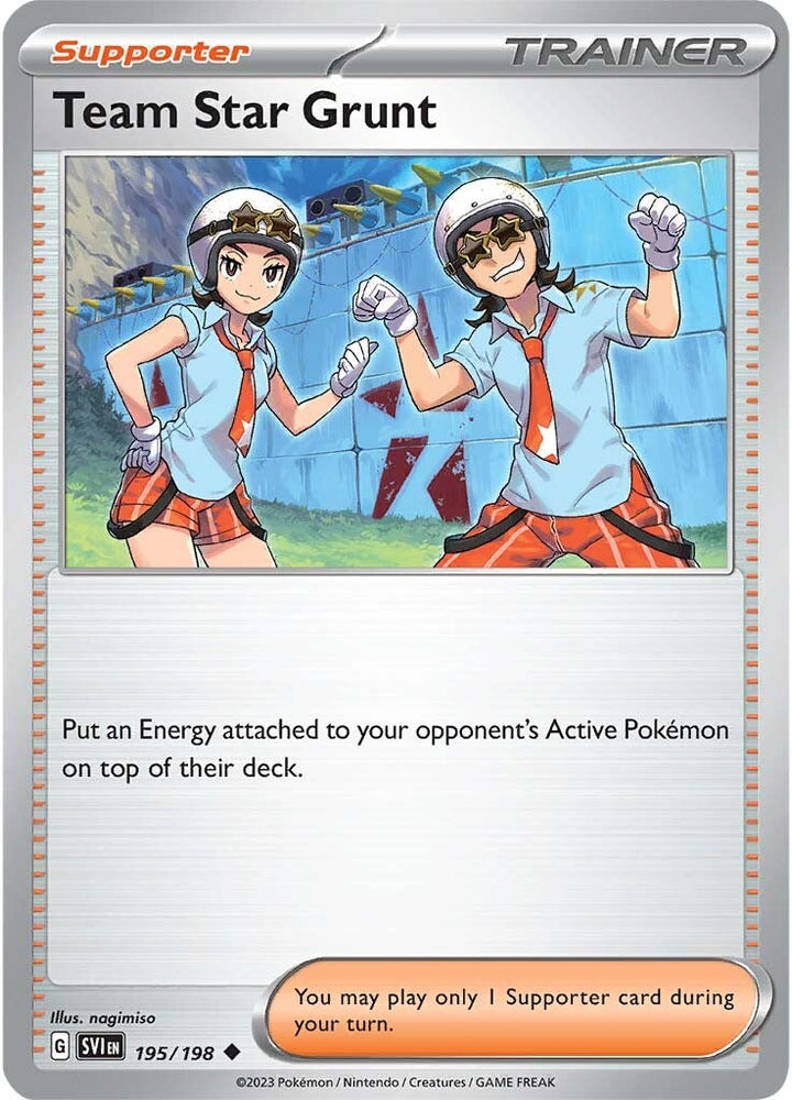 Pokemon | Team Star Grunt (195/198) [Scarlet & Violet: Base Set] | The Nerd Merchant