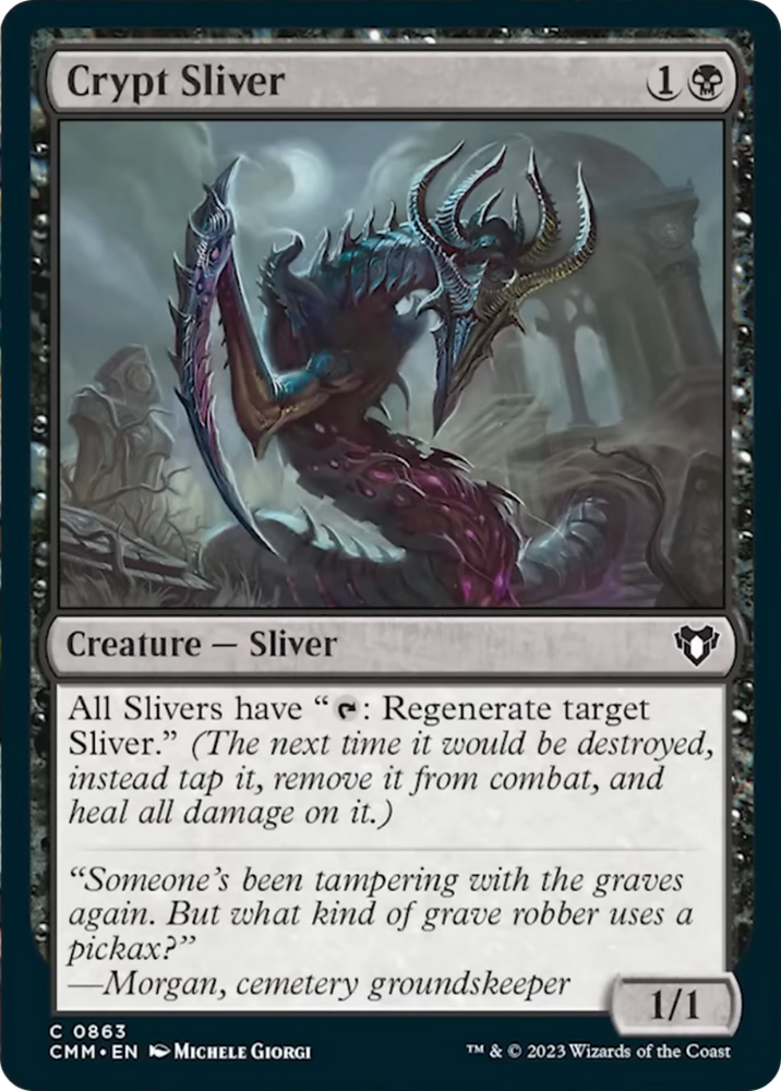 Magic | Crypt Sliver [Commander Masters] | The Nerd Merchant