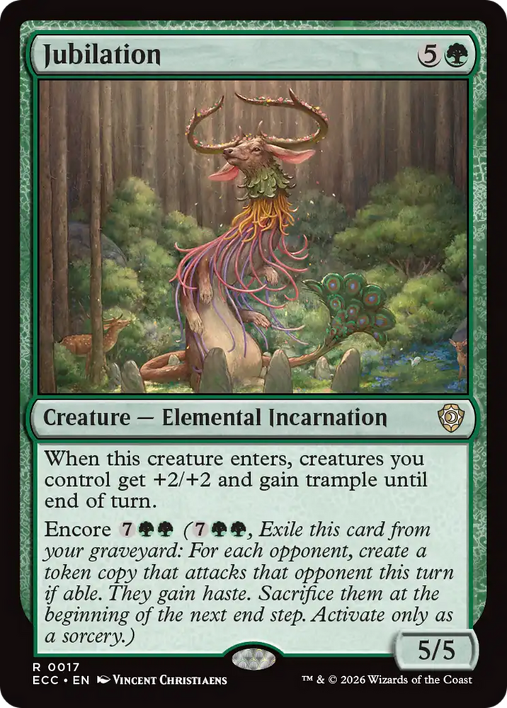 Magic | Jubilation [Lorwyn Eclipsed Commander] | The Nerd Merchant