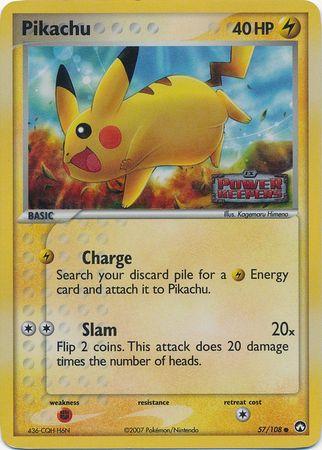 Pokemon | Pikachu (57/108) (Stamped) [EX: Power Keepers] | The Nerd Merchant