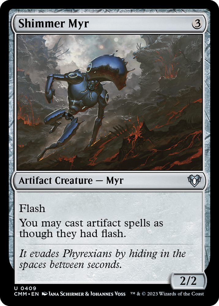 Magic | Shimmer Myr [Commander Masters] | The Nerd Merchant
