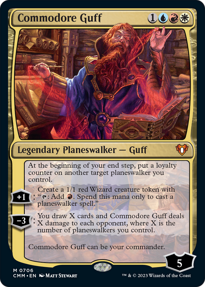 Magic | Commodore Guff [Commander Masters] | The Nerd Merchant