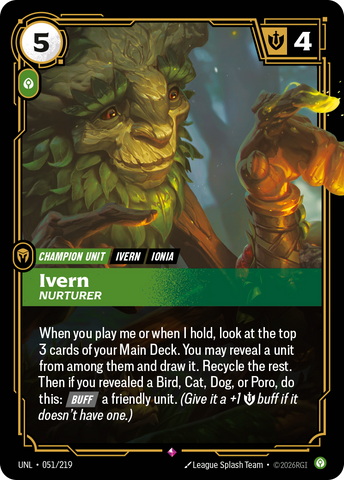 Ivern - Nurturer (Foil) - Unleashed (051/219)