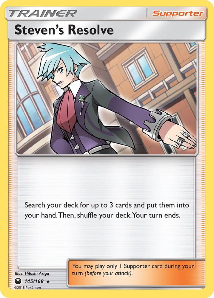 Pokemon | Steven's Resolve (145/168) [Sun & Moon: Celestial Storm] | The Nerd Merchant