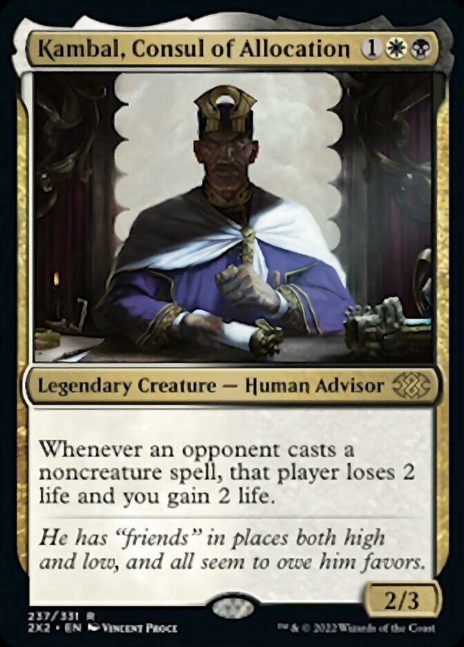 Magic | Kambal, Consul of Allocation [Double Masters 2022] | The Nerd Merchant