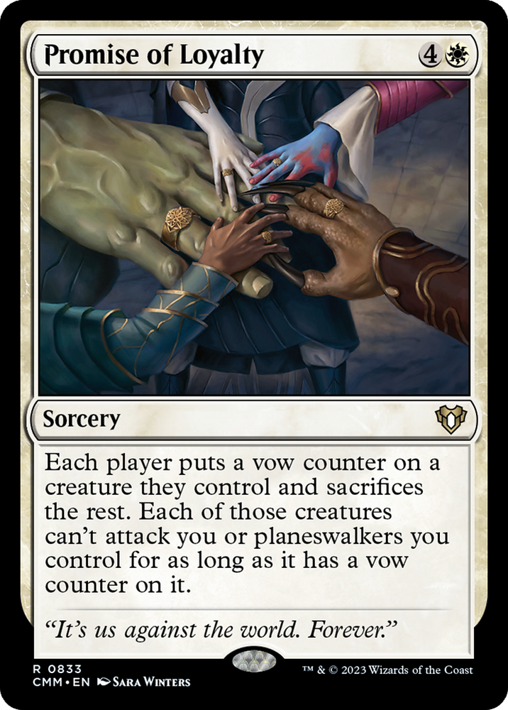 Magic | Promise of Loyalty [Commander Masters] | The Nerd Merchant