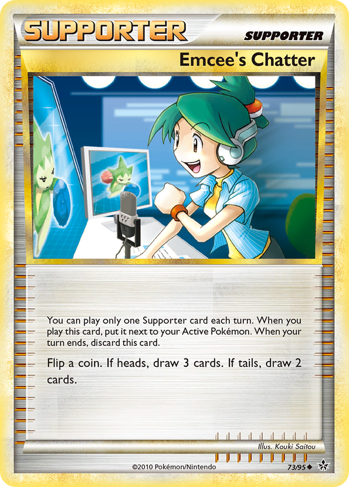 Pokemon | Emcee's Chatter (73/95) [HeartGold & SoulSilver: Unleashed] | The Nerd Merchant
