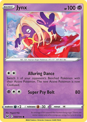 Pokemon | Jynx (068/196) [Sword & Shield: Lost Origin] | The Nerd Merchant