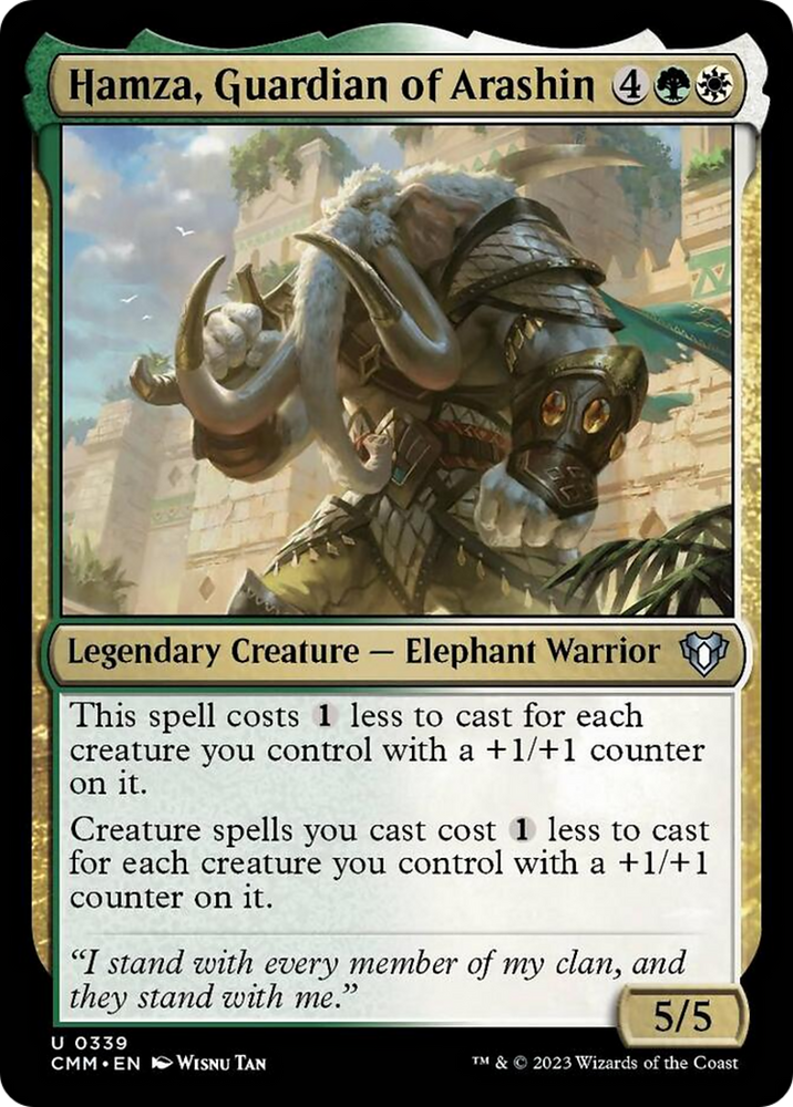 Magic | Hamza, Guardian of Arashin [Commander Masters] | The Nerd Merchant