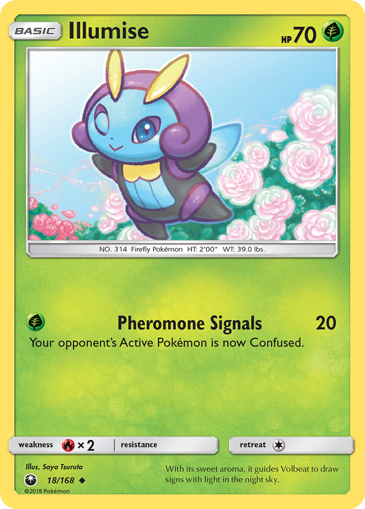 Pokemon | Illumise (18/168) [Sun & Moon: Celestial Storm] | The Nerd Merchant