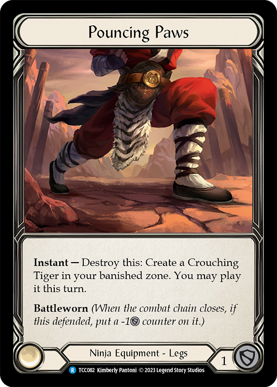 Flesh and Blood TCG | Pouncing Paws [TCC082] (Round the Table: TCC x LSS) | The Nerd Merchant