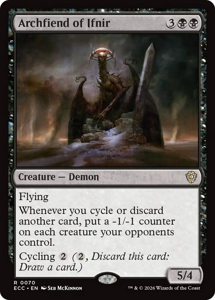 Magic | Archfiend of Ifnir [Lorwyn Eclipsed Commander] | The Nerd Merchant