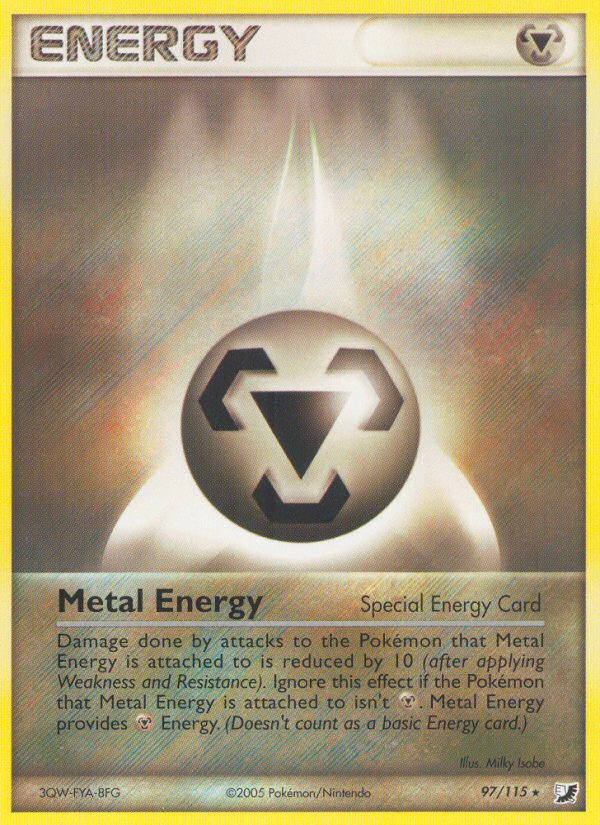 Pokemon | Metal Energy (97/115) [EX: Unseen Forces] | The Nerd Merchant