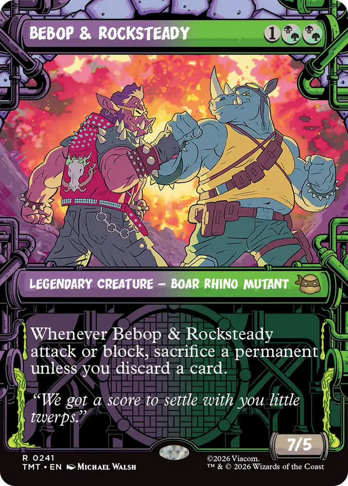 Magic | Bebop & Rocksteady (Showcase) [Teenage Mutant Ninja Turtles] | The Nerd Merchant