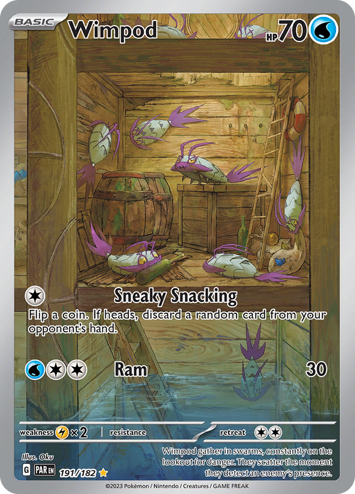 Pokemon | Wimpod (191/182) [Scarlet & Violet: Paradox Rift] | The Nerd Merchant