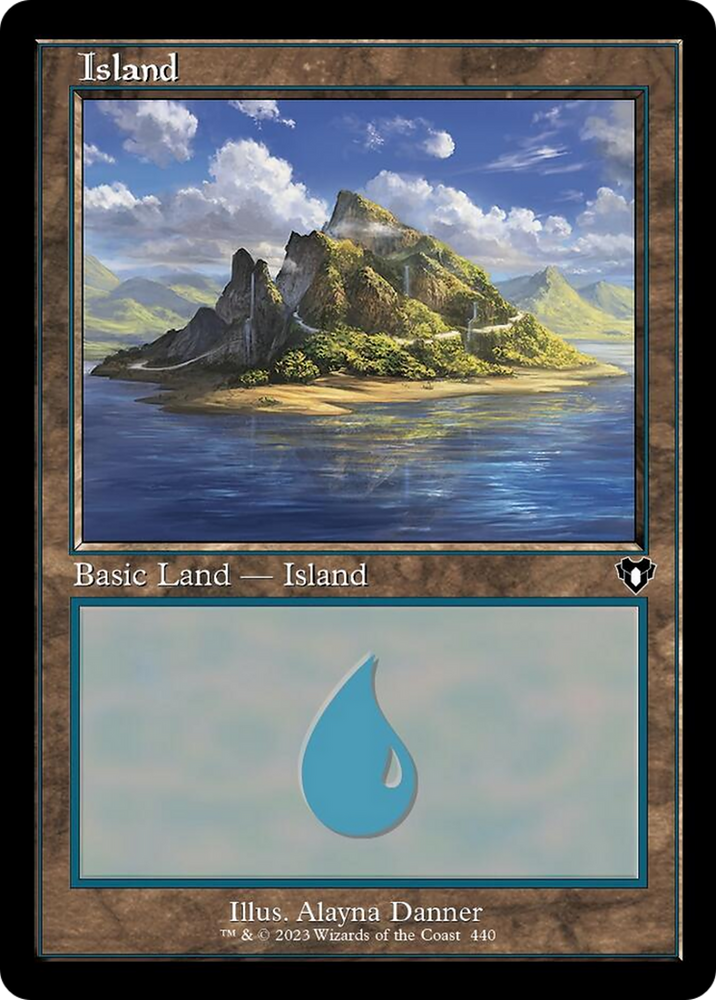 Magic | Island (440) (Retro) [Commander Masters] | The Nerd Merchant