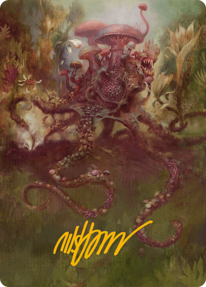 Magic | Sowing Mycospawn Art Card (Gold-Stamped Signature) [Modern Horizons 3 Art Series] | The Nerd Merchant