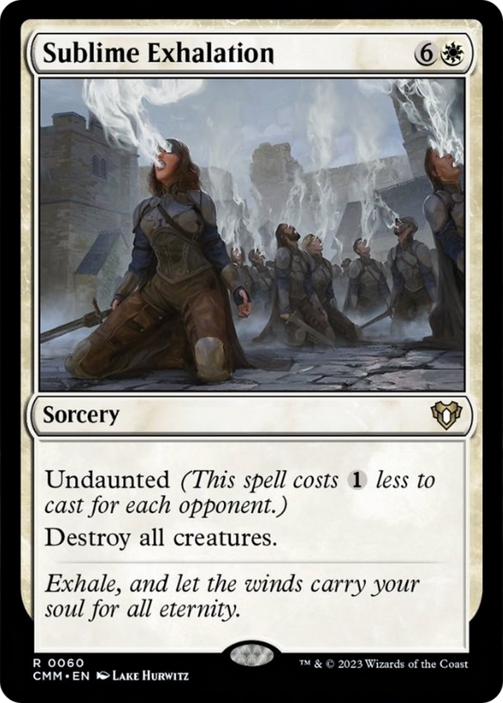Magic | Sublime Exhalation [Commander Masters] | The Nerd Merchant