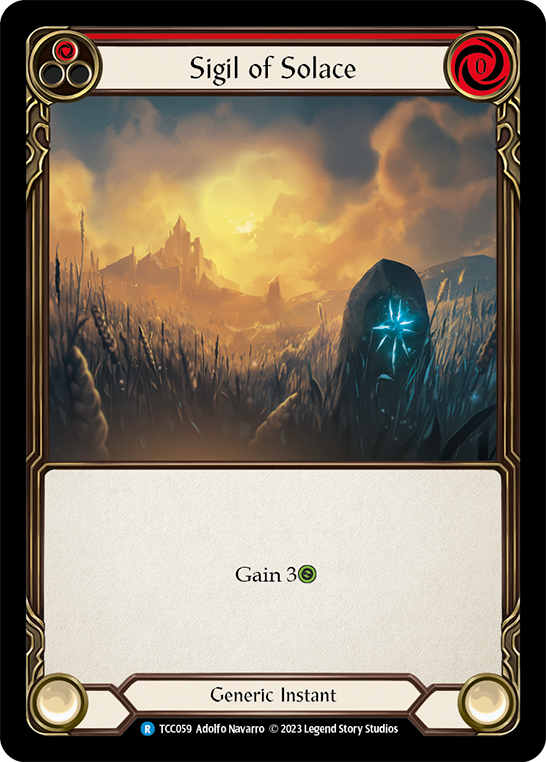 Flesh and Blood TCG | Sigil of Solace [TCC059] (Round the Table: TCC x LSS) | The Nerd Merchant