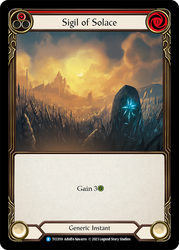 Flesh and Blood TCG | Sigil of Solace [TCC059] (Round the Table: TCC x LSS) | The Nerd Merchant