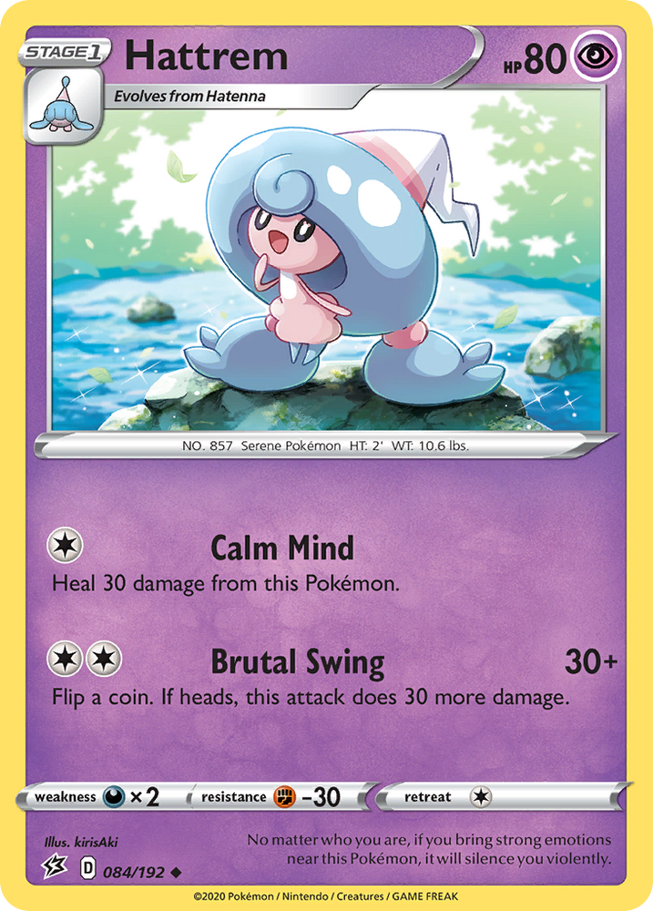 Pokemon | Hattrem (084/192) [Sword & Shield: Rebel Clash] | The Nerd Merchant
