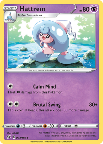 Pokemon | Hattrem (084/192) [Sword & Shield: Rebel Clash] | The Nerd Merchant