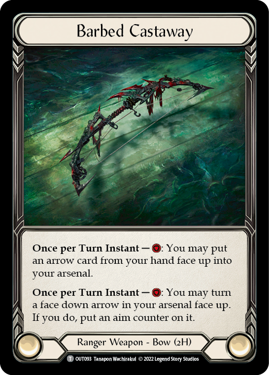 Flesh and Blood TCG | Barbed Castaway // Harmonized Kodachi [OUT093 // OUT048] (Outsiders) | The Nerd Merchant