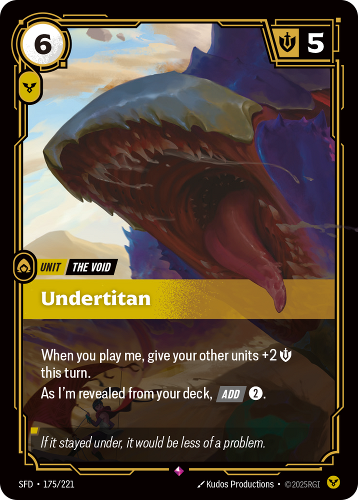 Undertitan (Foil) - Spiritforged #175